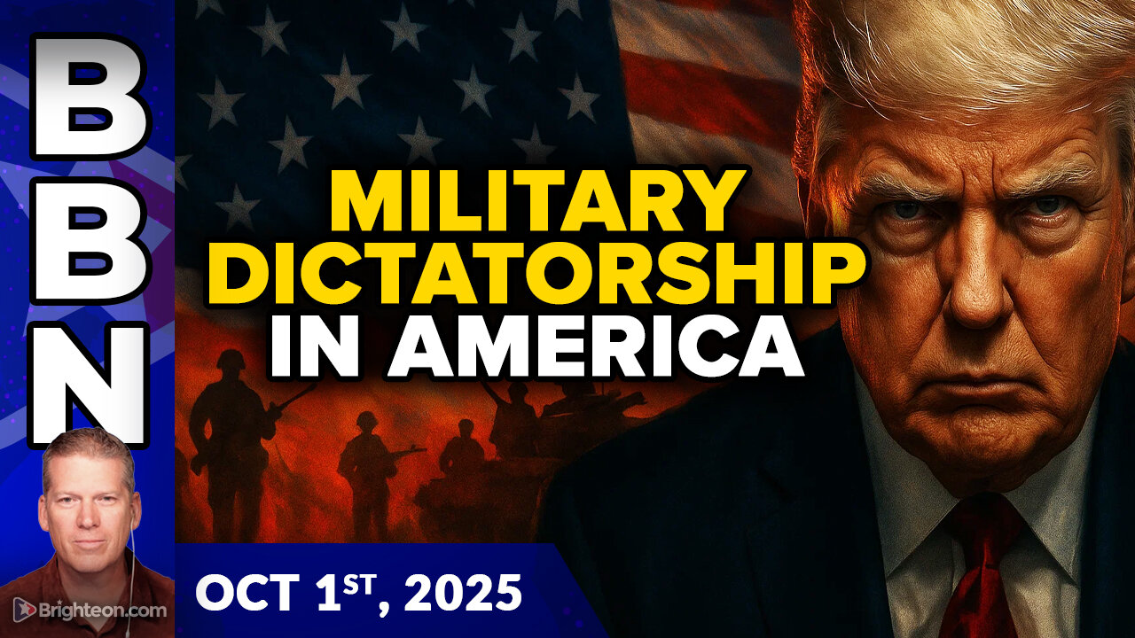 BBN, Oct 1, 2025 – Trump teases path to MILITARY DICTATORSHIP...