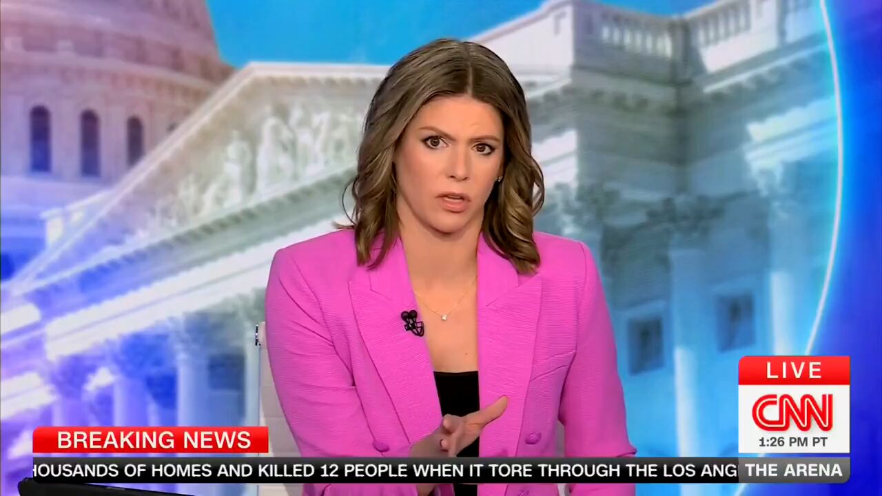 🚨 BREAKING: CNN pauses an interview to break the news that New York Attorney General Letitia James