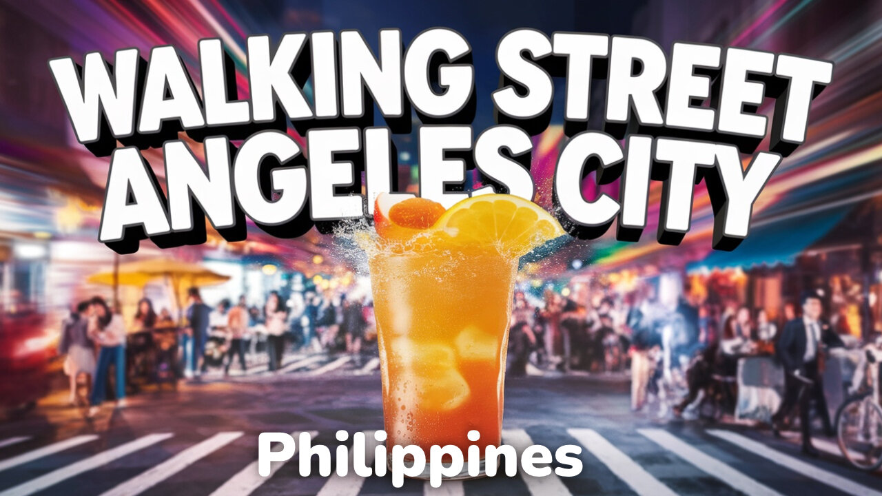 Walking Street Angeles City Philippines day and night : vlog 2
