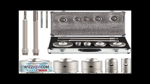 VEVOR Concrete Hole Saw Kit 1-2/11" 1-3/5" 2-9/16" 3-5/32" 3-15/16" Drill Bit Review