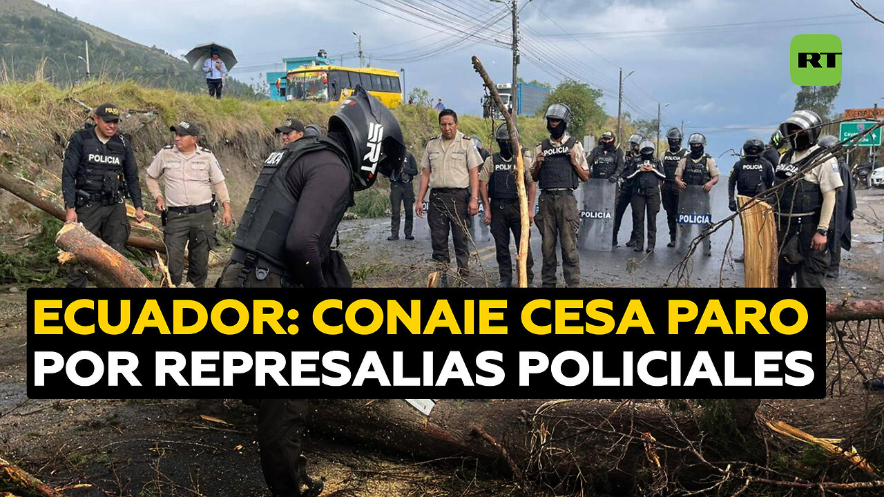 CONAIE cesa el paro por represalias policiales y otras organizaciones optan por mantenerlo