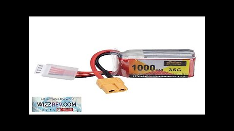 ZOP Power 11.1V 1000mAh 35C 3S LiPo Battery XT60 Plug for RC Review