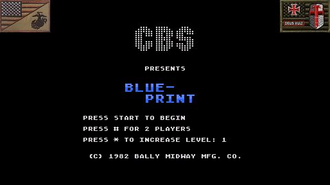 Blueprint (Atari 5200 - Attract Mode) [NA Only]
