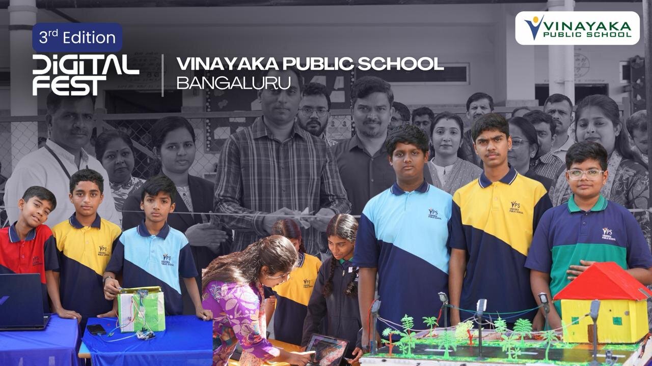 Vinayaka Public School Hosts an Inspiring 3rd Edition Digital Fest 2025 | Cyber Square