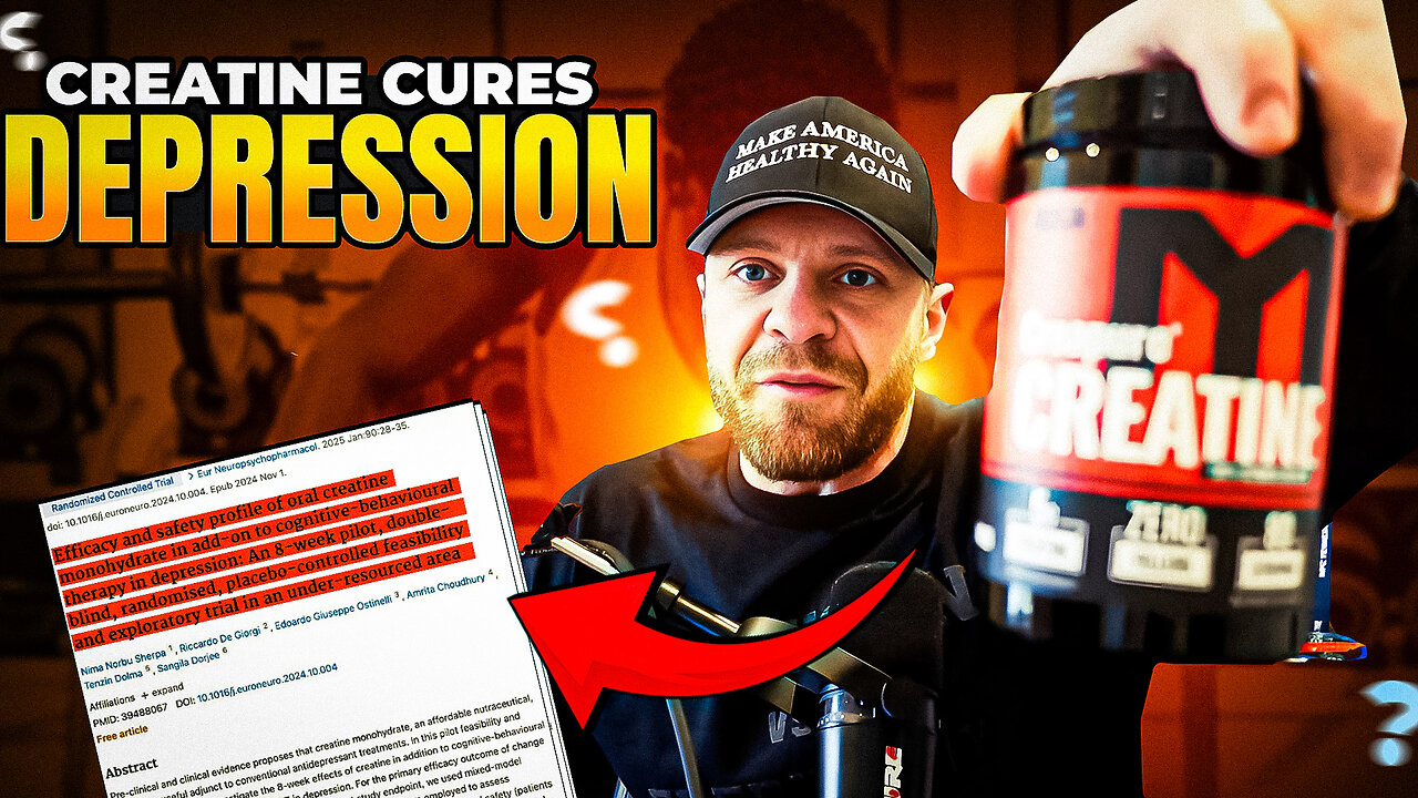 Creatine Cures Depression?! The Science is INSANE!