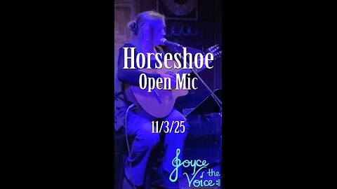 JTV covers: Fields of Gold; Woodstock; & Faithfully at the Horseshoe Cafe Open mic 11/3/25