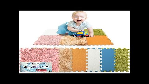 11.8“X11.8 Foam Mats for Kids 6 Pcs Sensory Play Path Puzzle Mats Review