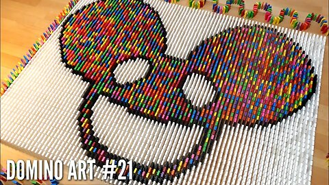 DEADMAU5 MADE FROM 4,300 DOMINOES | Domino Art #21