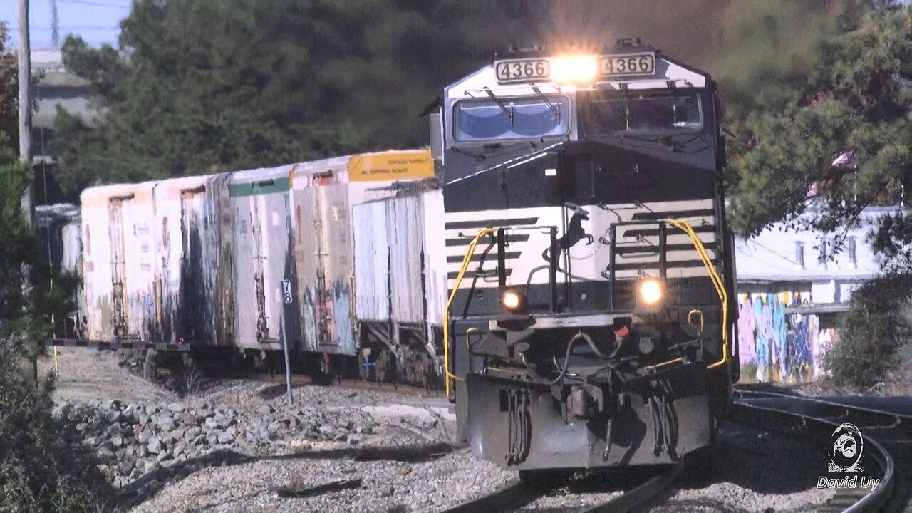 Norfolk Southern, CSX and Amtrak trains in Raleigh, North Carolina 12/1 to 12/4/2024