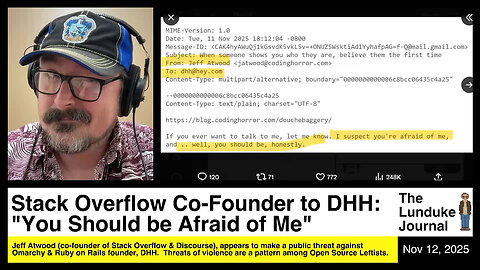 Stack Overflow Co-Founder to DHH: You Should be Afraid of Me