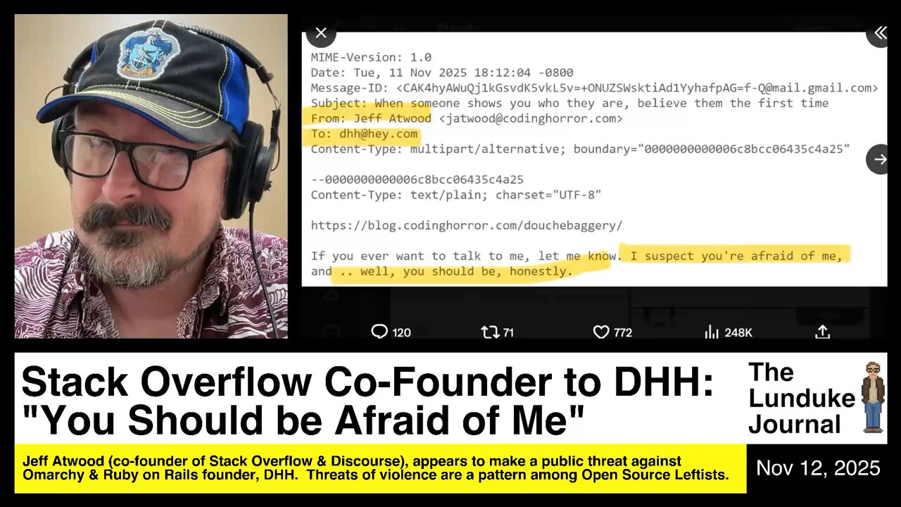 Stack Overflow Co-Founder to DHH: You Should be Afraid of Me