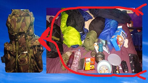 01, #winter , #prep , for an over night camp, explaining military kit