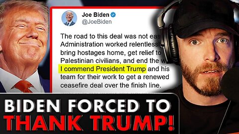 Biden “Commends” Trump In Post About Gaza Peace Deal!!