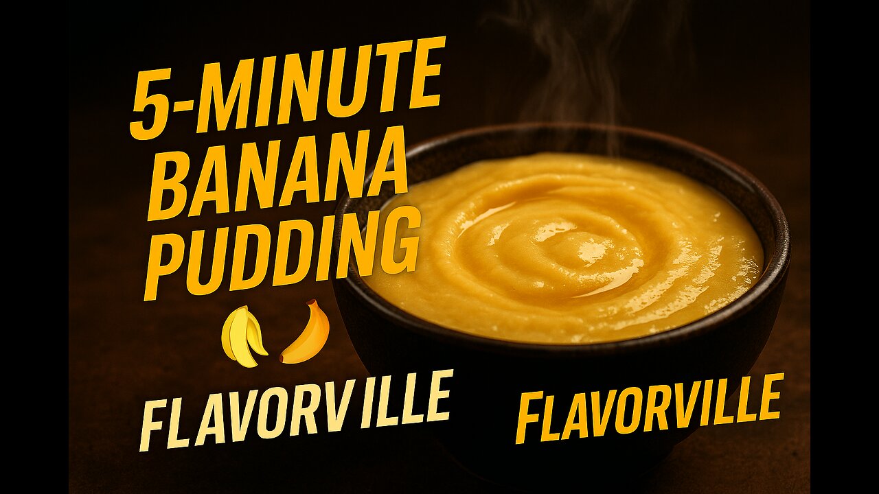 5-Minute Banana Pudding Hack | FlavorVille Quick Science
