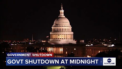 The Senate has adjourned for the night, leaving no path to avert a government shutdown.