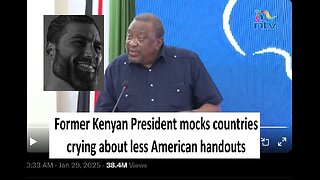 Former Kenya president mocks countries upset Trump cut foreign aid