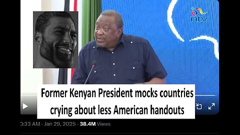 Former Kenya president mocks countries upset Trump cut foreign aid