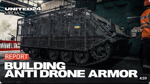 Secret Workshop Saving Ukrainian Soldiers from FPV Drones