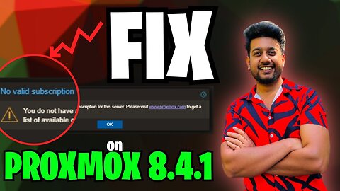 How to Remove "NO VALID SUBSCRIPTION" on PROXMOX 8.4.1