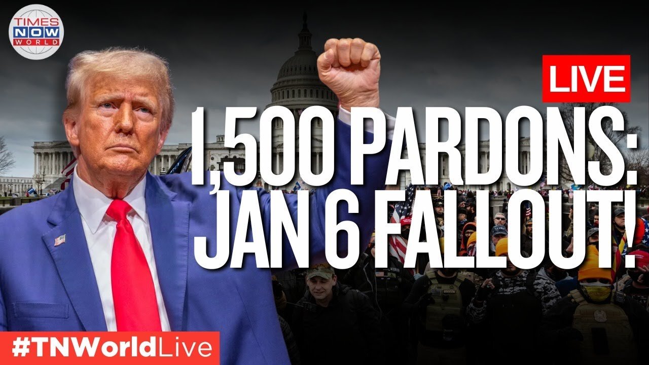 Trump’s Pardon Bombshell: Massive Gesture to January 6 Rioters | Times Now World LIVE