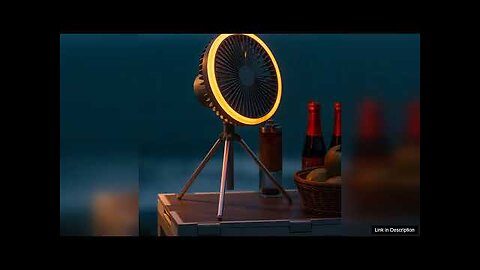 Outdoor Portable Remote Control Camping Fan Retractable Tripod Floor Fan USB Rechargeable Review