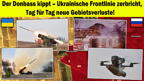 🔥 Donbass-Zusammenbruch schreitet voran – Linien brechen, Städte täglich verloren ⚠️ Ukraine krieg