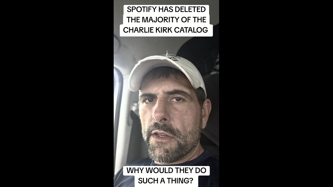 Spotify removes majority of Charlie Kirk's catalog.