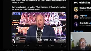 🚨 MAXIMUM ALERT ISSUED BY ALEX JONES 🚨