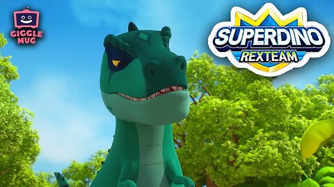 The Terrible Tarbosaurus | Super Dino (14-Minute Cartoon for Kids!)