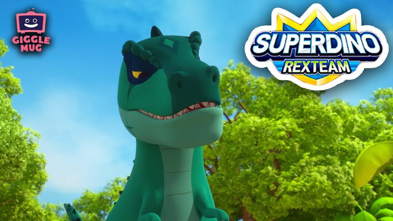 The Terrible Tarbosaurus | Super Dino (14-Minute Cartoon for Kids!)