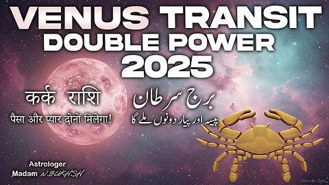 🌊 Cancer Venus Transit in Virgo 2025 | Family Harmony & Financial Relief