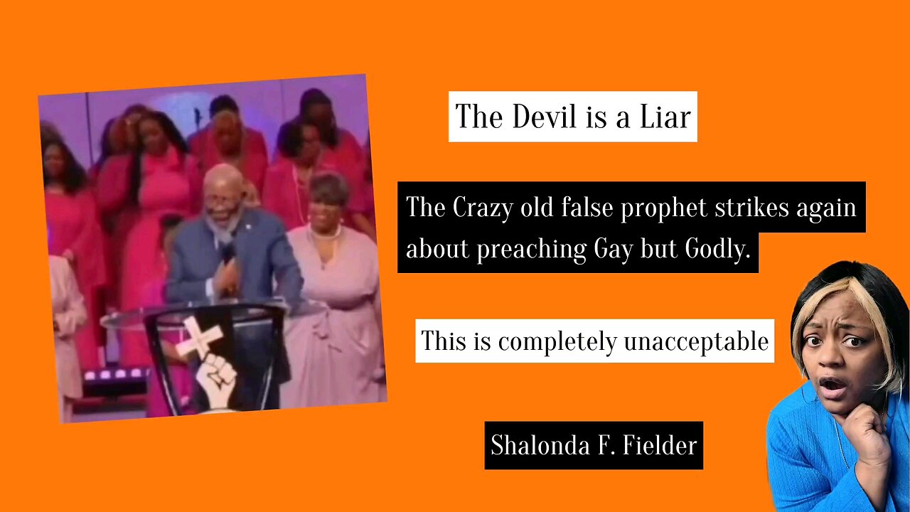 The Crazy old false prophet strikes again about preaching Gay but Godly (disturbing)