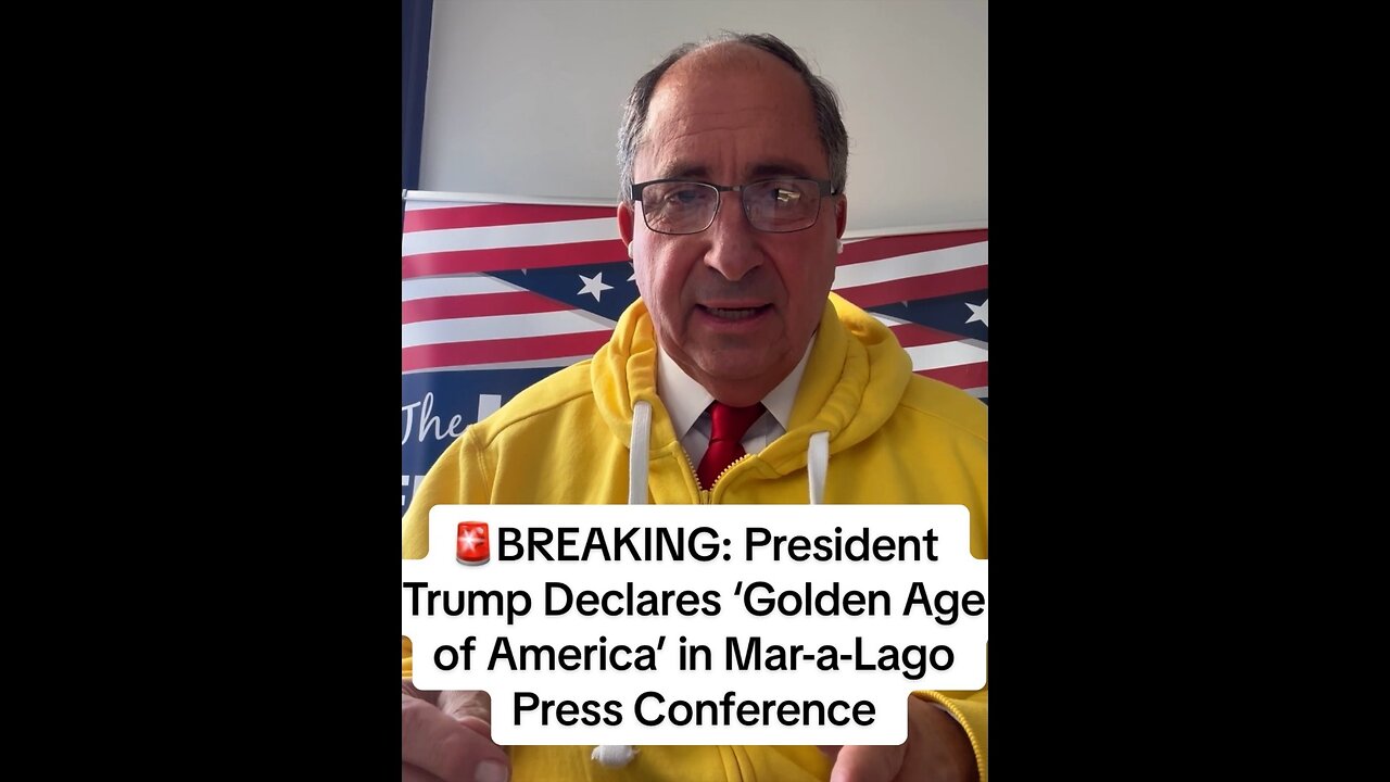 🚨BREAKING: President Trump Declares ‘Golden Age of America’ in Mar-a-Lago Press Conference