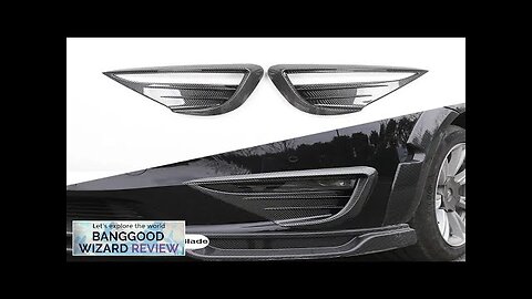 Car Fog Lights Eyebrow Exterior Trim Accessories For Tesla Model Y Fog Review