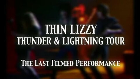 Thin Lizzy "Thunder and Lightning" tour - Live in Dublin - 1983