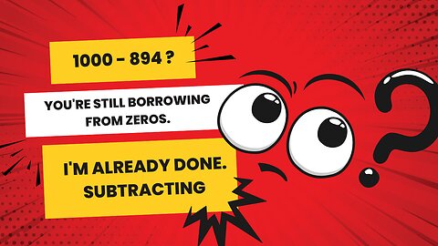 The End of Borrowing: Subtraction Using "All from 9, Last from 10"