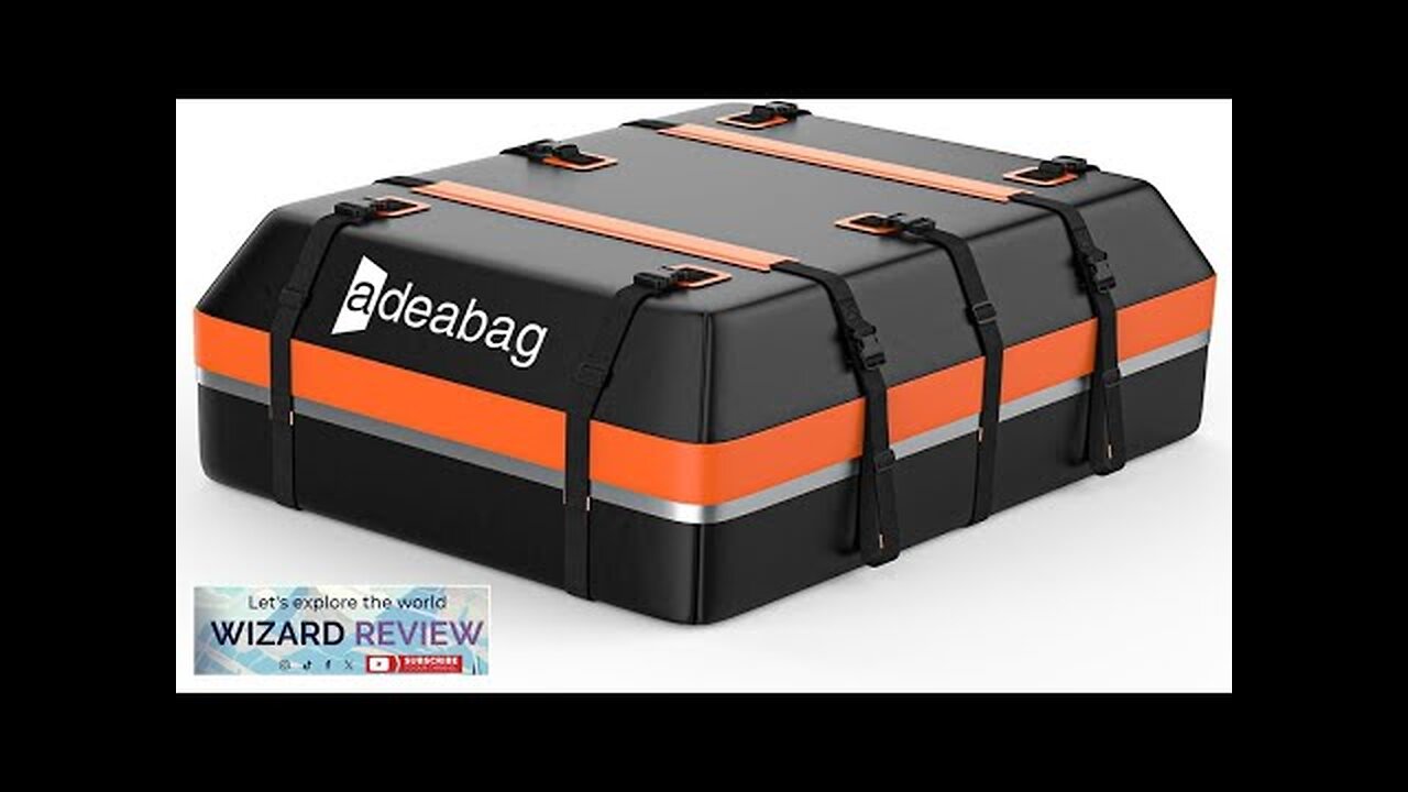 Car Roof Cargo Carrier Bag15 Cubic Feet Super Waterproof for Cars with/Without Review