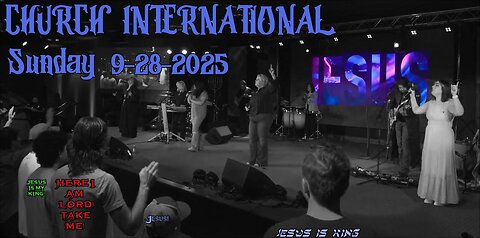 Robin D Bullock & Pastor Robin R. Bullock 9.28.2025 - Church International - Sunday Celebration!