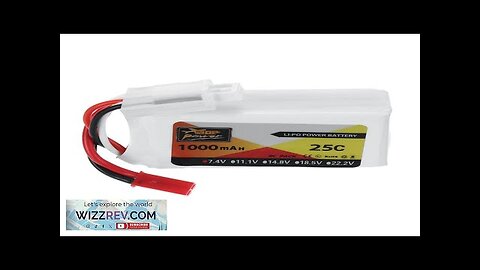 ZOP Power 7.4V 1000mAh 25C 2S LiPo Battery JST Plug for RC Review