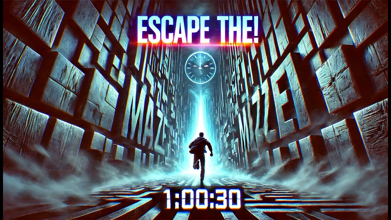 I Only Have 1 HOUR to ESCAPE This IMPOSSIBLE MAZE! ) 🏃♂️🚧