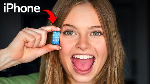 I Tried The World's Smallest IPHONE!?