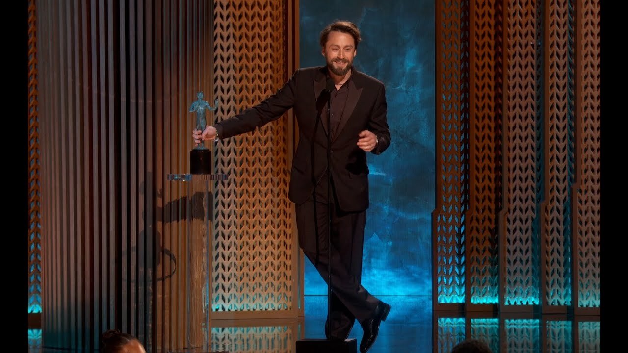 Kieran Culkin : Humorous and Heartfelt Acceptance Speech at the 31st SAG Awards