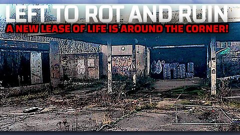 This Is All That's Left Of The Petrol Station!