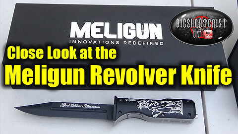 Close-Up Meligun MG-22 Revolver Knife