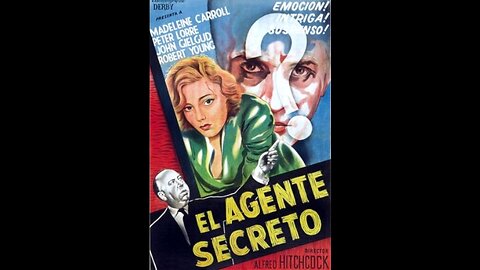 El agente secreto 1936 HD 1080 Español Completa Alfred Hitchcock