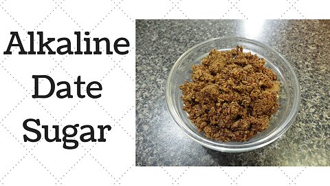 Date Sugar Dr.Sebi Alkaline Electric Recipe