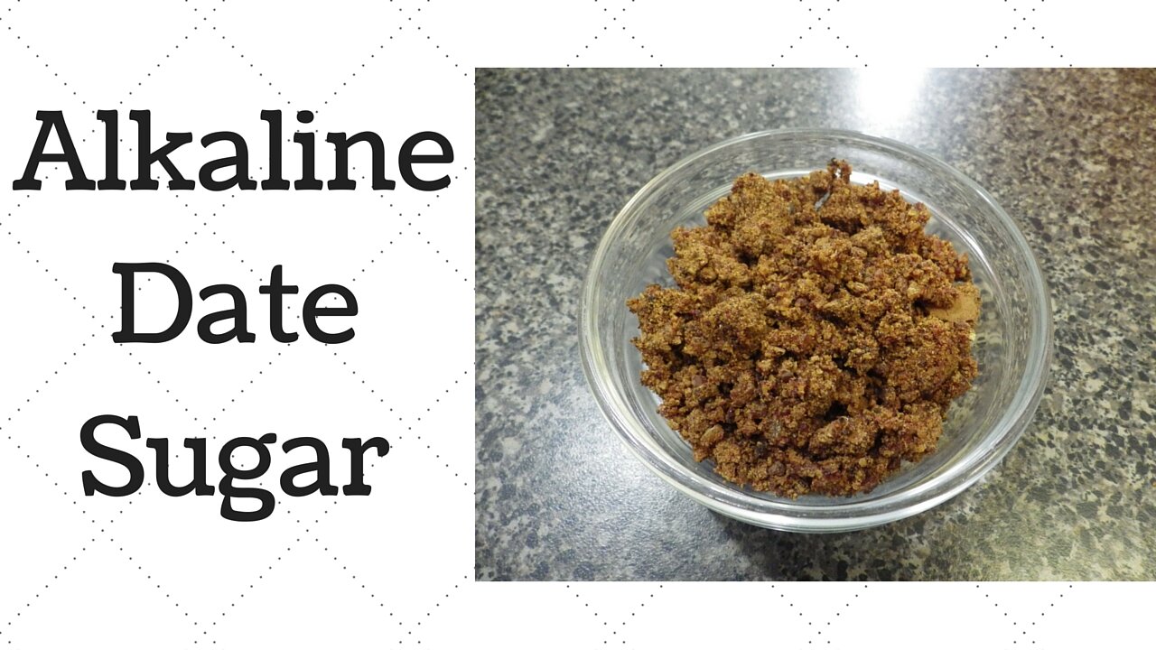 Date Sugar Dr.Sebi Alkaline Electric Recipe