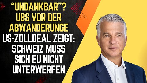 Pistorius erwartet 2028 Krieg gegen Russland. UBS vor Abwanderung? US-Zolldeal. Ben Shapiro nackt.