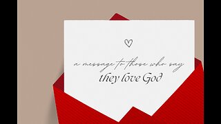 A Message To Those Who Say They Love God"10/12/25
