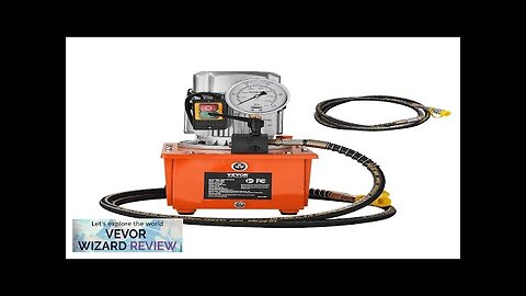 VEVOR Electric Hydraulic Pump 10000 PSI 750W 110V 488 in³/8L Capacity Single Review